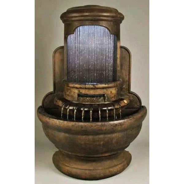 Falling Diamonds Outdoor Wall Water Fountain