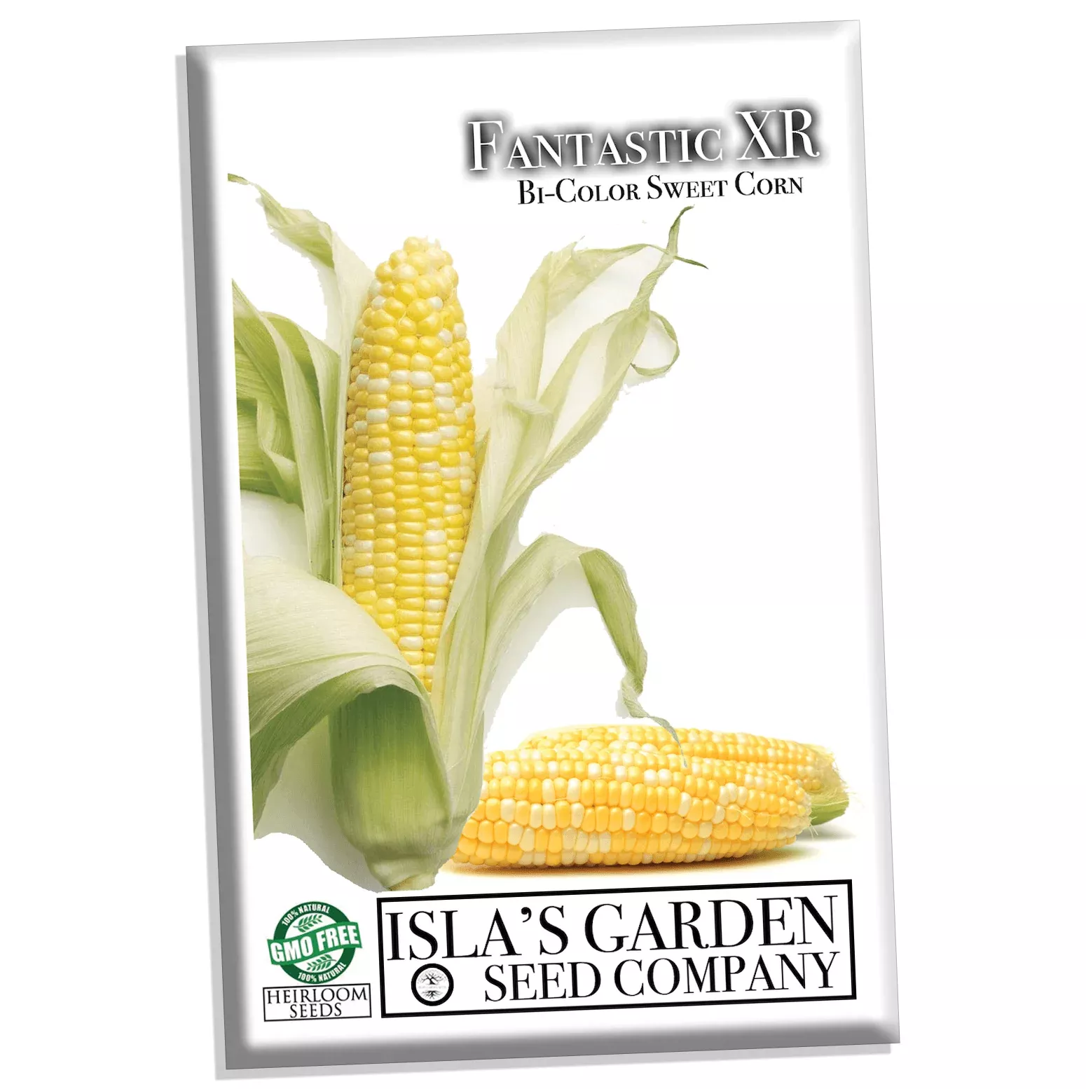 "Fantastic XR" Bi-Color Sweet Corn, 50+ Heirloom Seeds Per Packet, Non GMO Seeds, Botanical Name: Zea mays