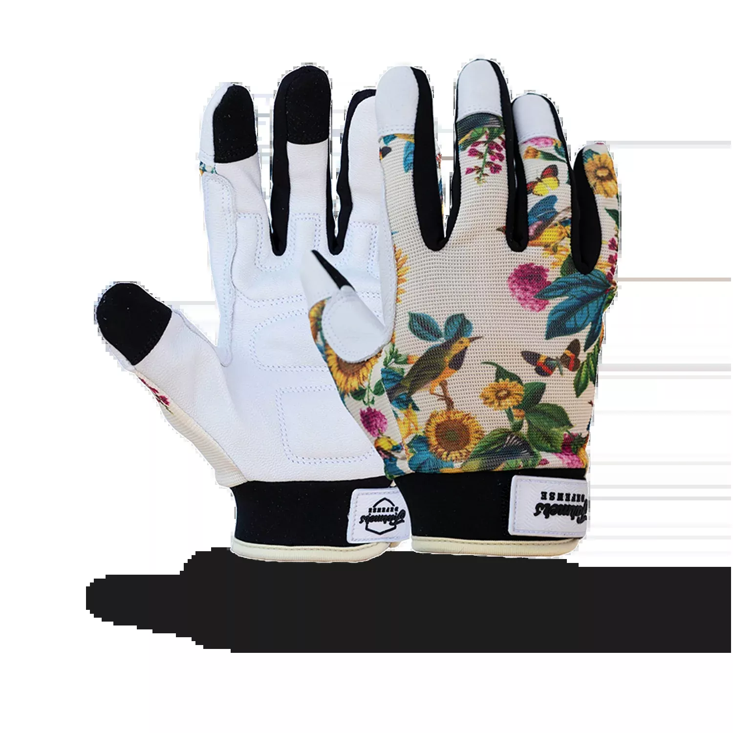 farmer-s-defense-leather-gloves-garden-flower-m Farmer's Defense Leather Gloves - Garden Flower - M