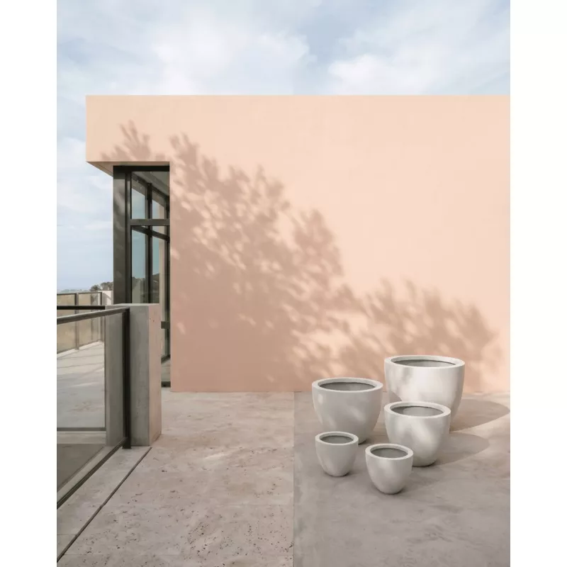 FiberClay Pot DW172257 White