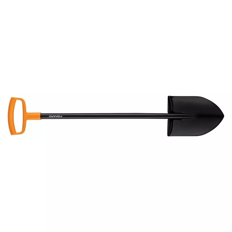 Fiskars Digging Shovel with Steel D-handle (46")