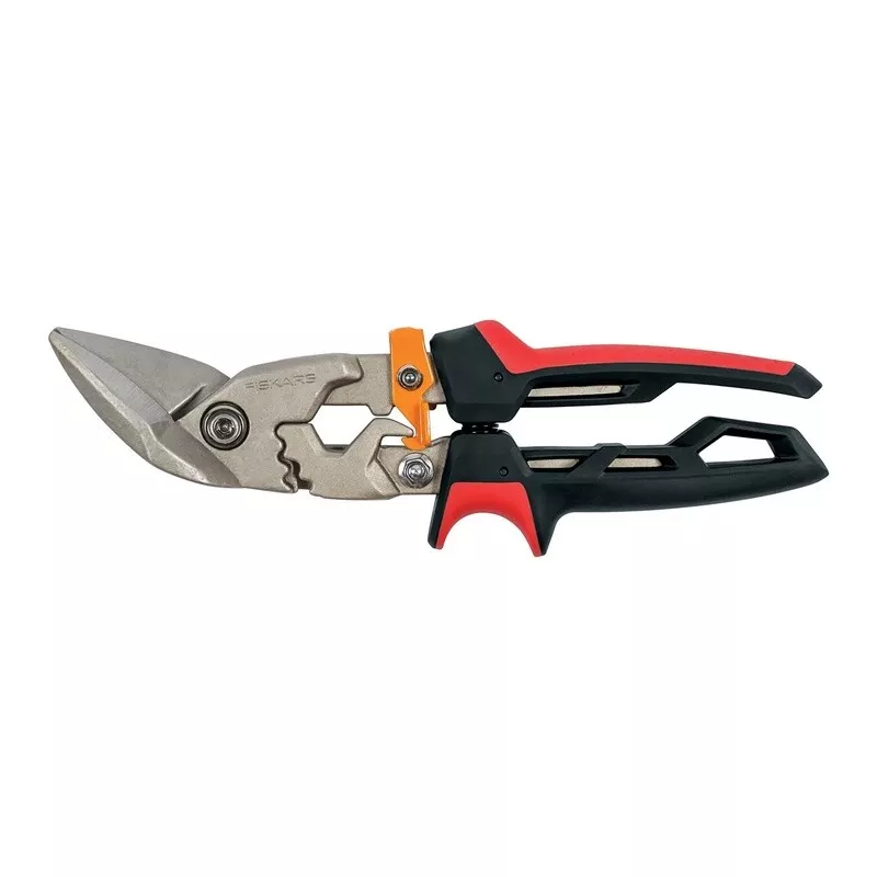 fiskars-pro-powergear-aviation-snips-offset-left-cut Fiskars Pro PowerGear Aviation Snips Offset (Left Cut)