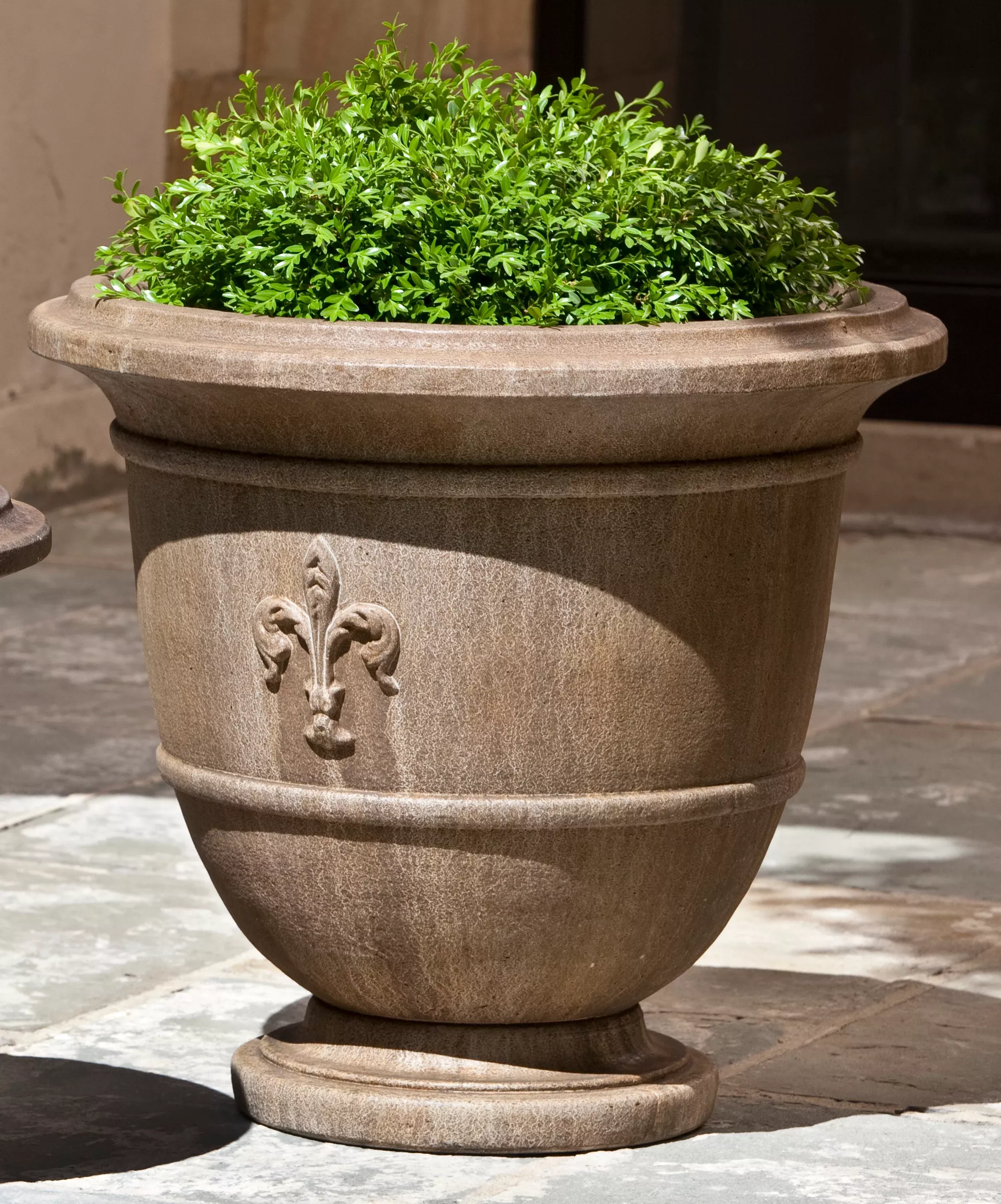 fleur-de-lis-large-urn-by-campania-international Fleur de Lis Large Urn by Campania International