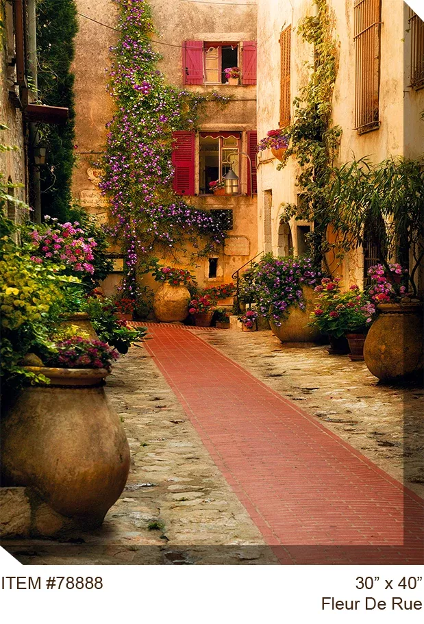 fleur-de-rue-outdoor-canvas-art Fleur De Rue Outdoor Canvas Art