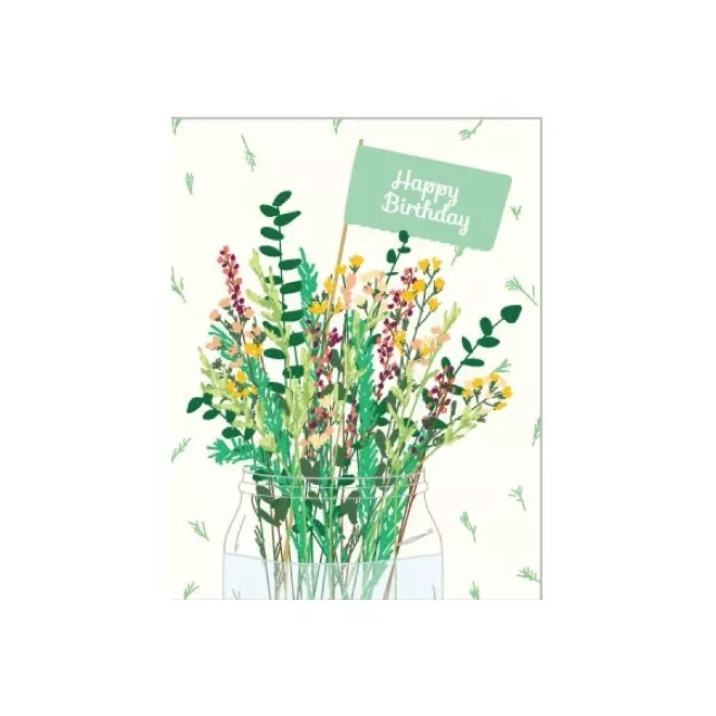 Flora Happy Birthday Card