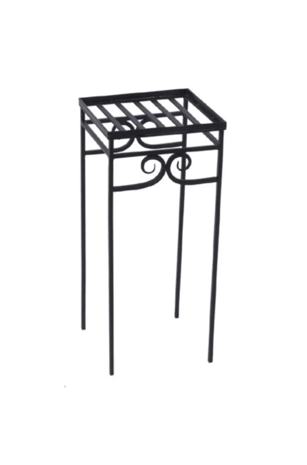 forged-metal-square-plant-stand Forged Metal Square Plant Stand