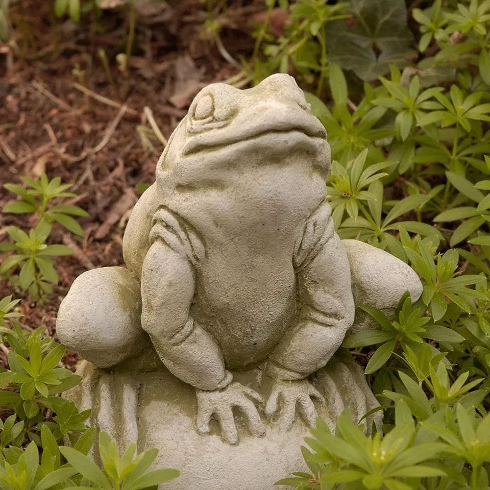 Frankie the Frog Garden Statue