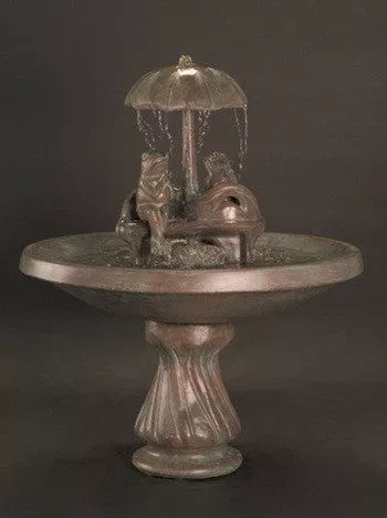 frogs-on-love-seat-cast-stone-fountain Frogs on Love Seat Cast Stone Fountain
