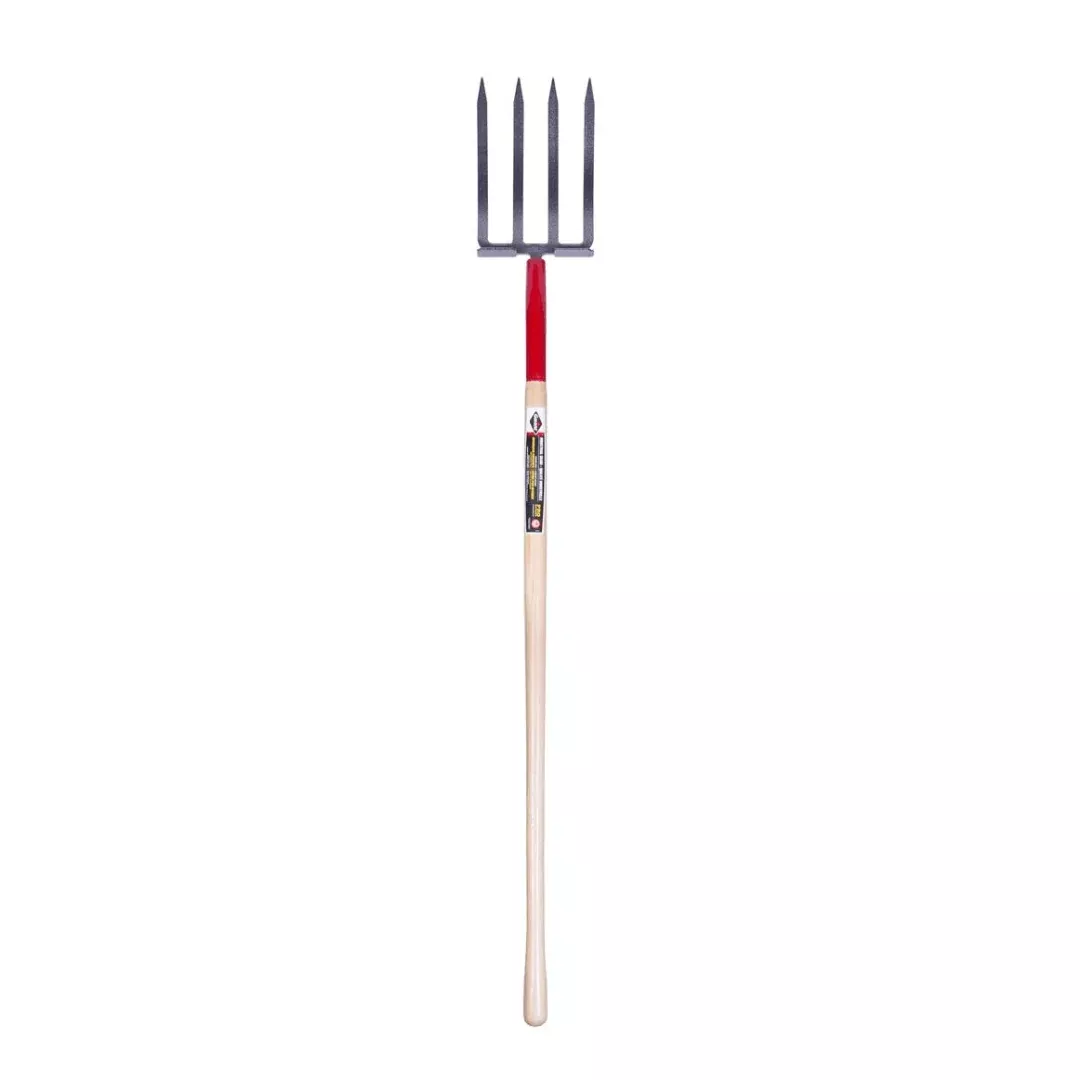 Garant Spading Fork - Long Wood Handle