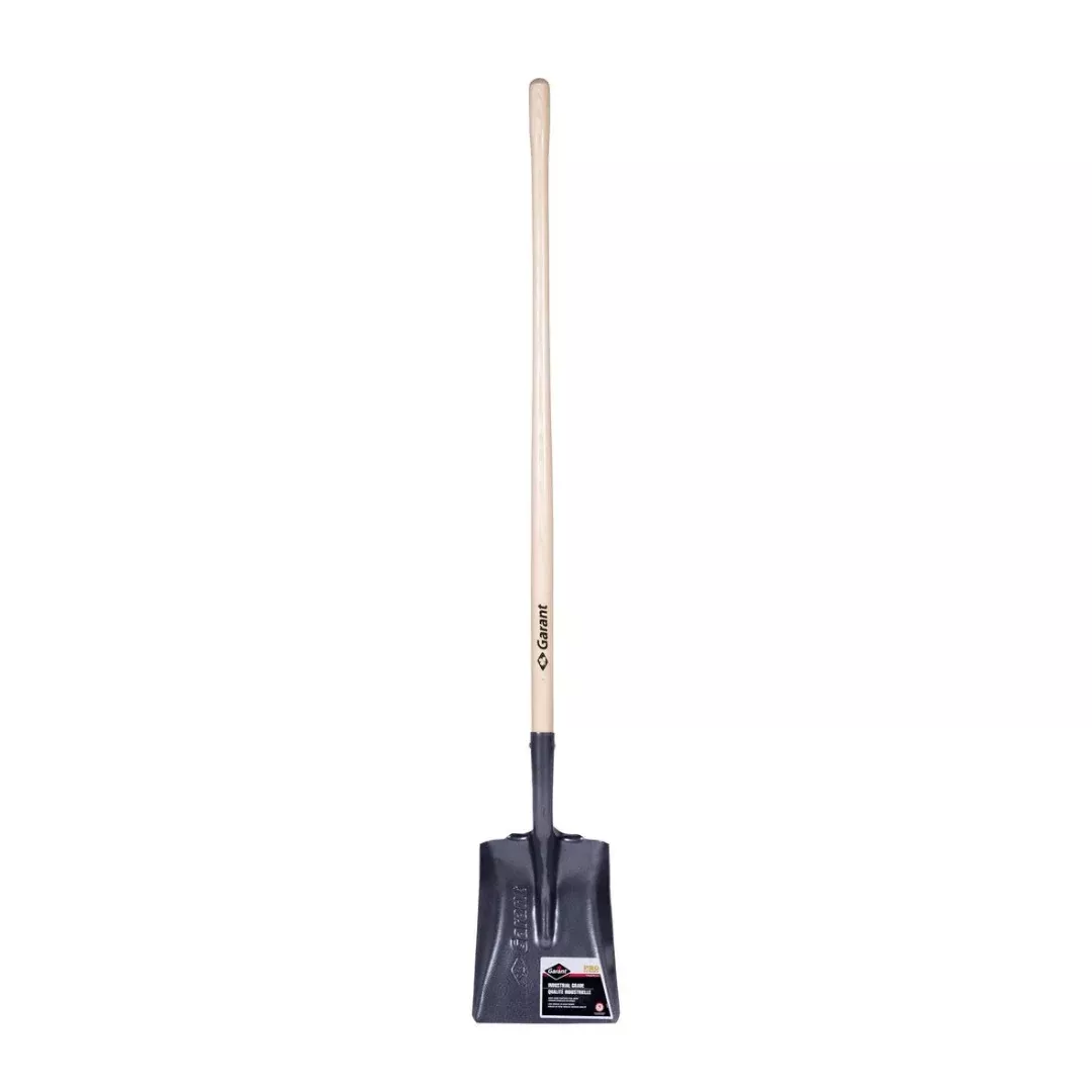 garant-square-point-shovel-long-wood-handle Garant Square point shovel, long wood handle