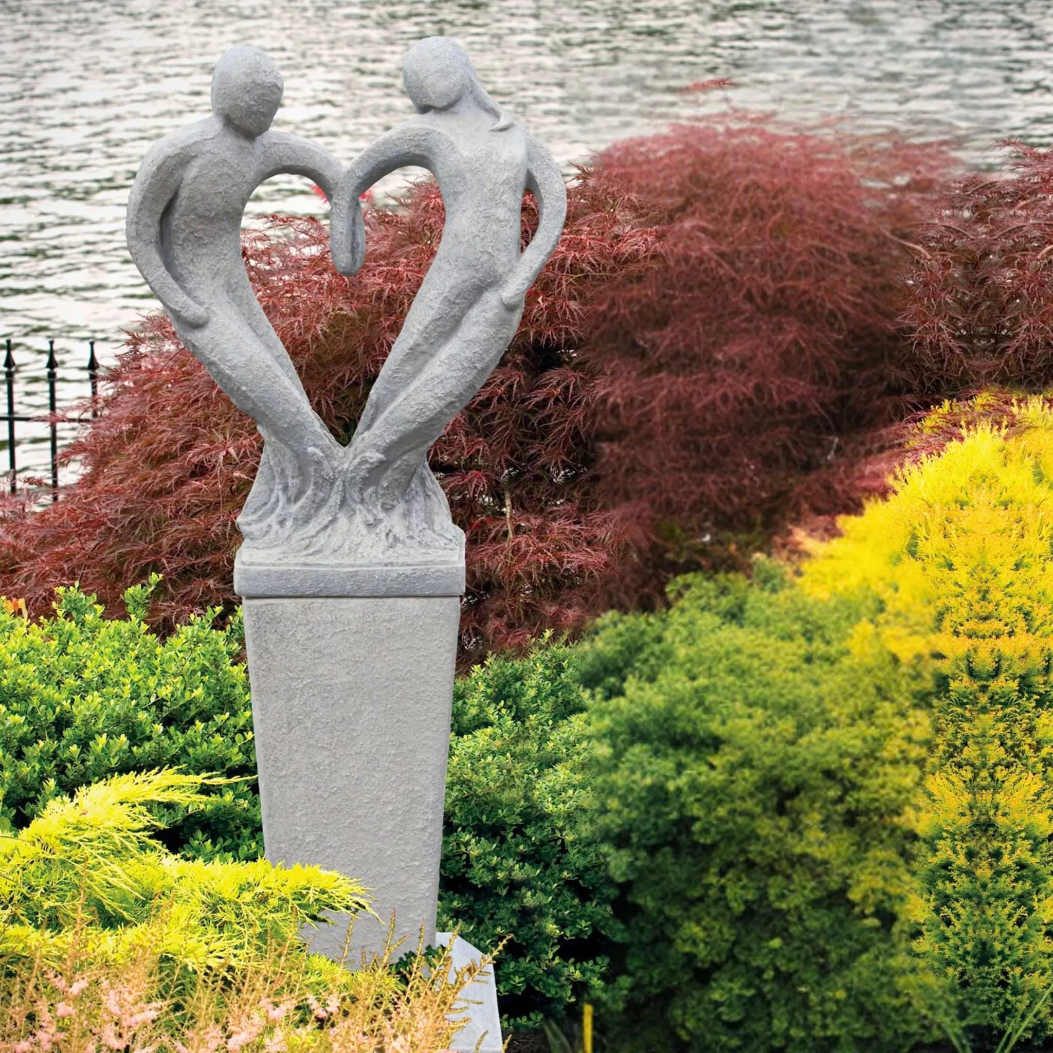 garden-love-concrete-statue-massarellis-7803 Garden Love Concrete Statue - Massarellis #7803