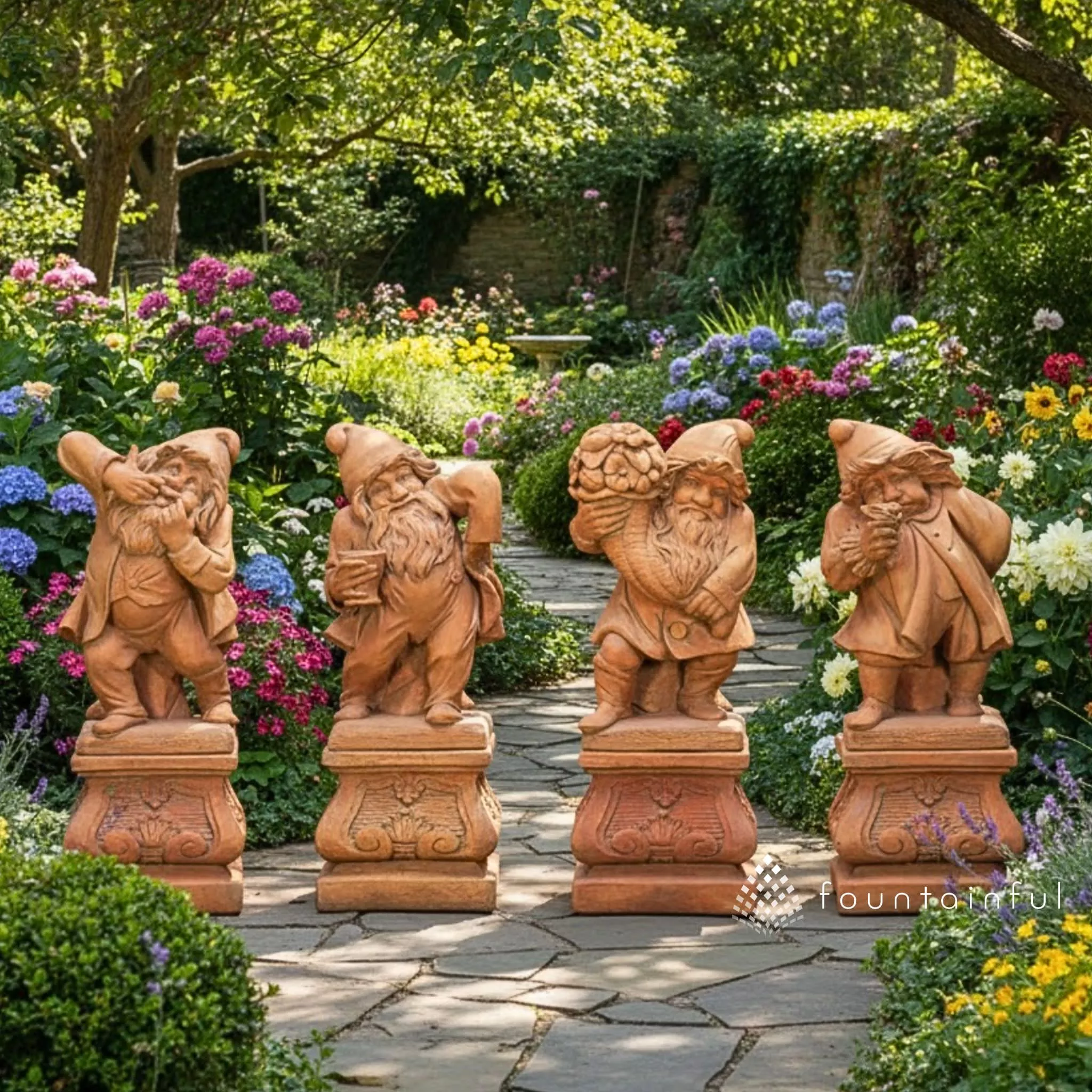 Garden Troll Concrete Statues - Giannini
