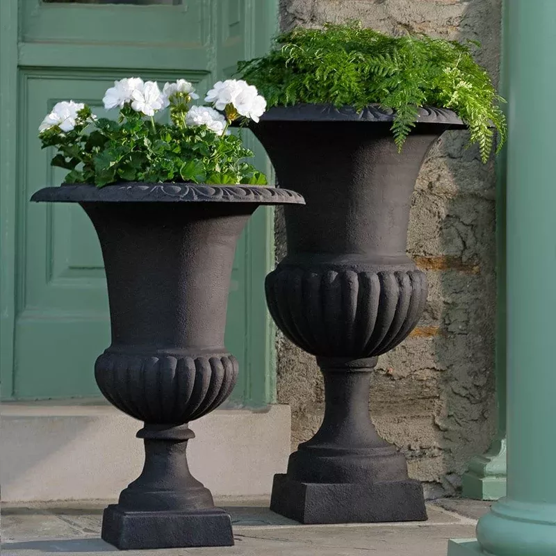 glasgow-urn-planter-in-matte-black Glasgow Urn Planter in Matte Black