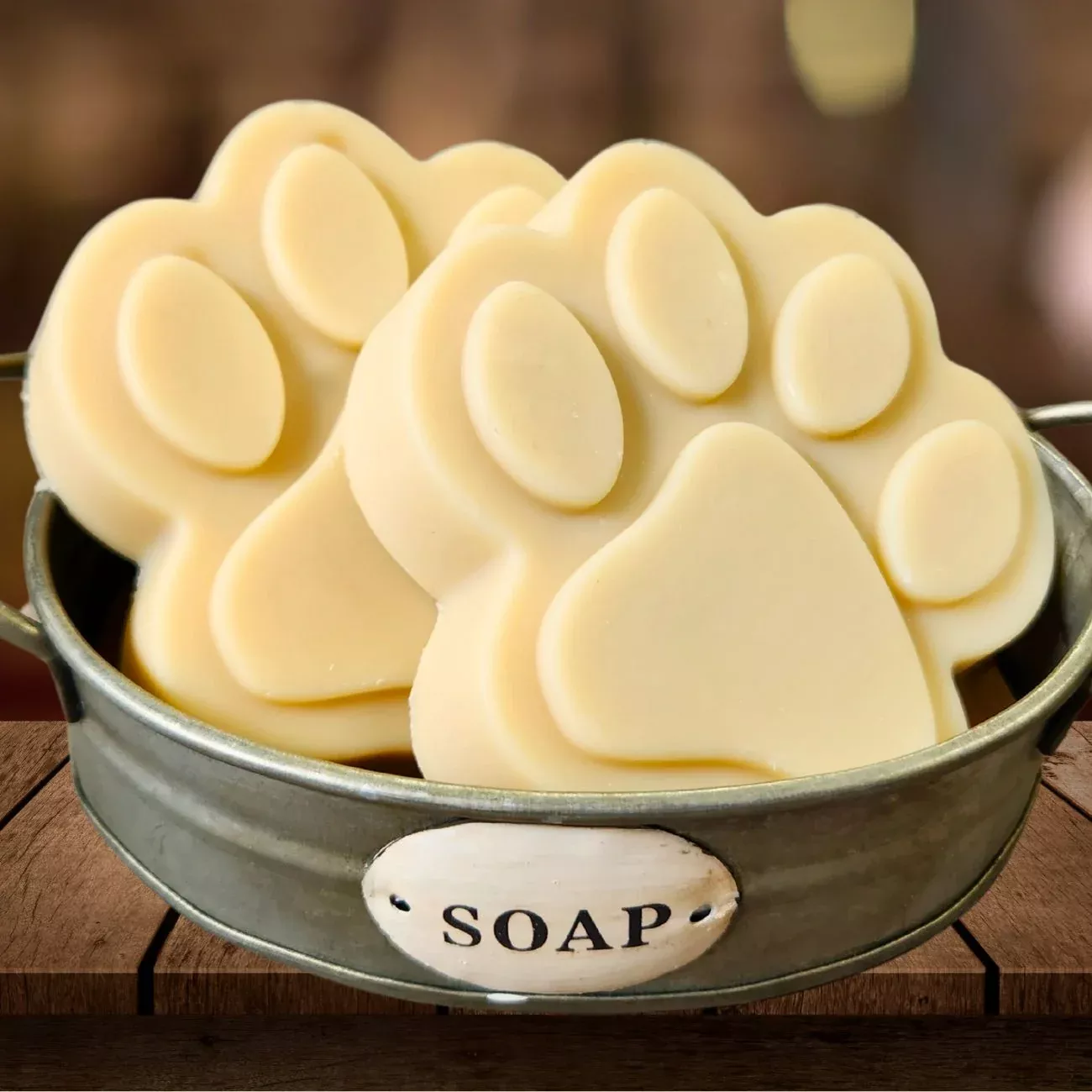 Goat Milk Soap | Dog Shampoo Bar | Big Paw