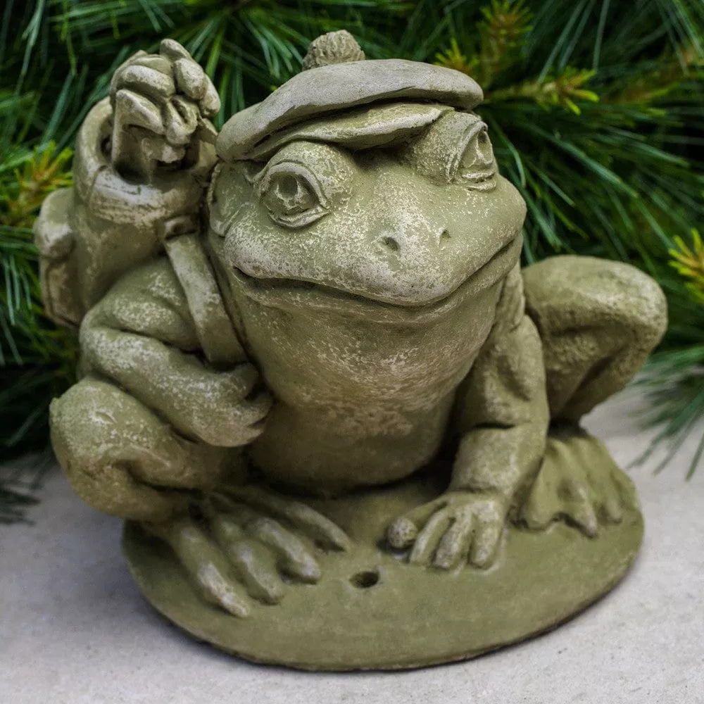 golfer-frog-cast-stone-garden-statue Golfer Frog Cast Stone Garden Statue