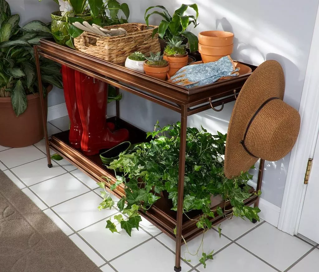 good-directions-circles-double-boot-tray-with-stand Good Directions Circles Double Boot Tray with Stand