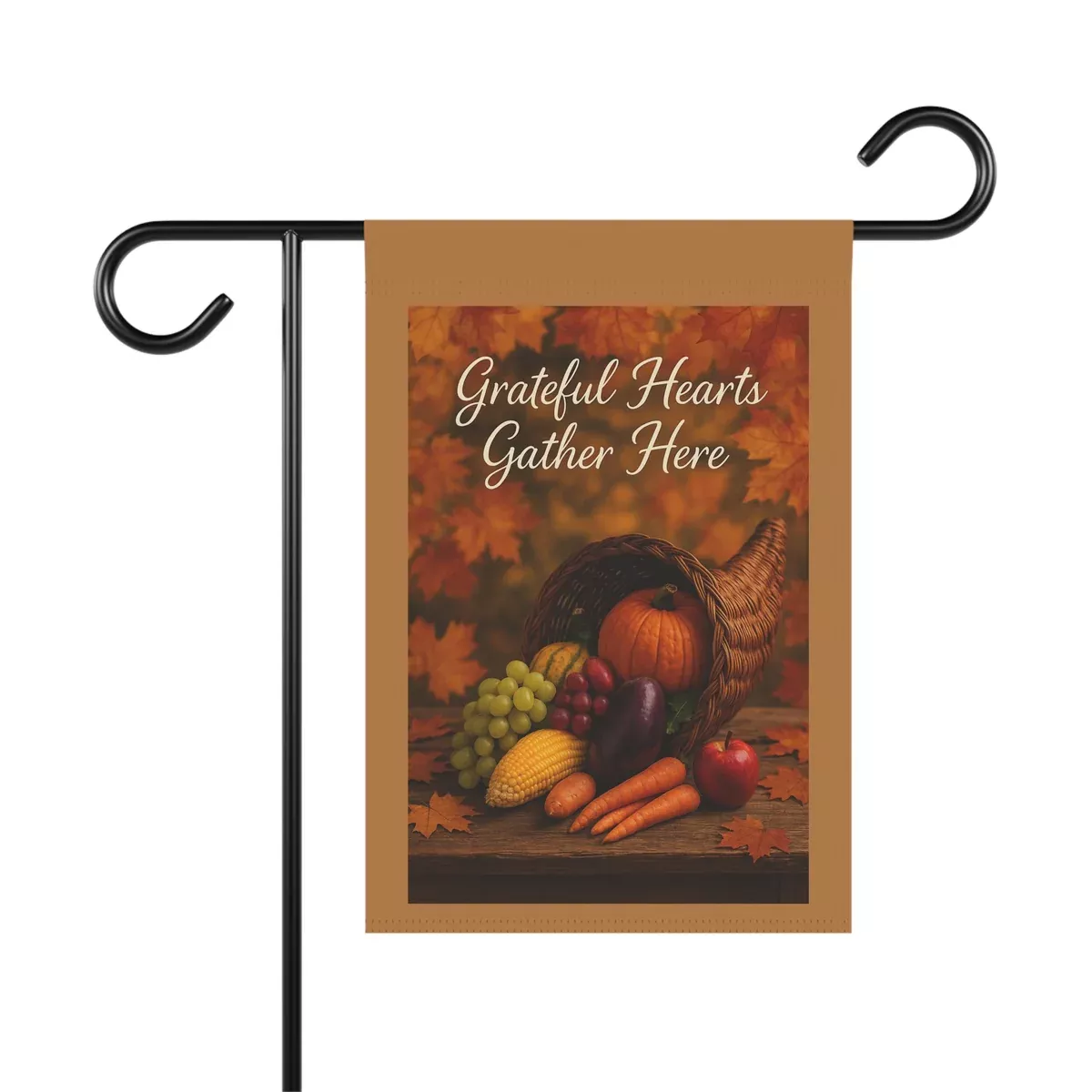 grateful-hearts-gather-here-autumn-cornucopia-garden-flag Grateful Hearts Gather Here Autumn Cornucopia Garden Flag