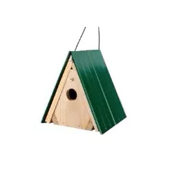 Green A-Frame Wren House