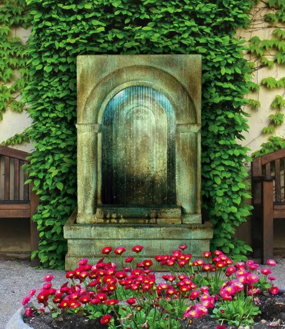 grotto-falling-diamonds-wall-fountain Grotto Falling Diamonds Wall Fountain