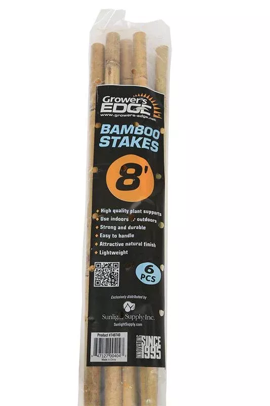 grower-s-edge-natural-bamboo-8-ft-6-bag Grower's Edge Natural Bamboo 8 ft - 6/Bag