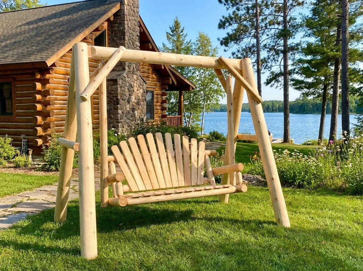 handcrafted-patio-wooden-swing Handcrafted Patio Wooden Swing