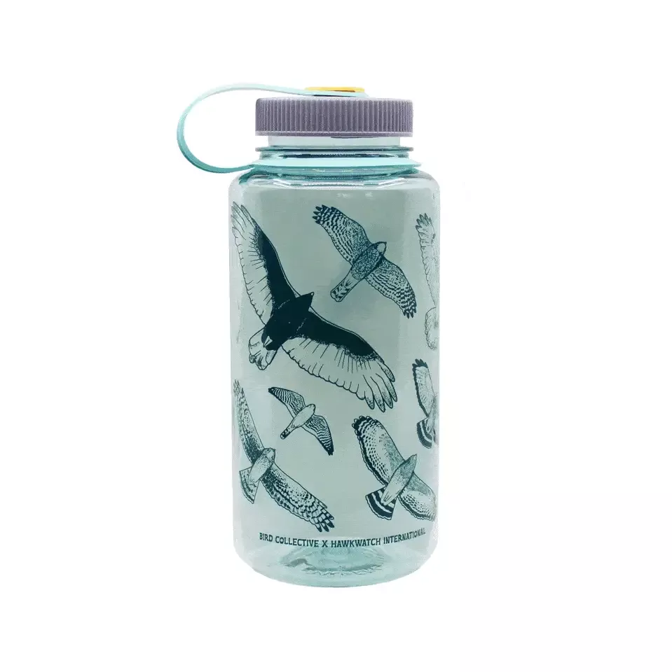 hawks-in-flight-nalgene-water-bottle-seafoam Hawks in Flight Nalgene Water Bottle | Seafoam