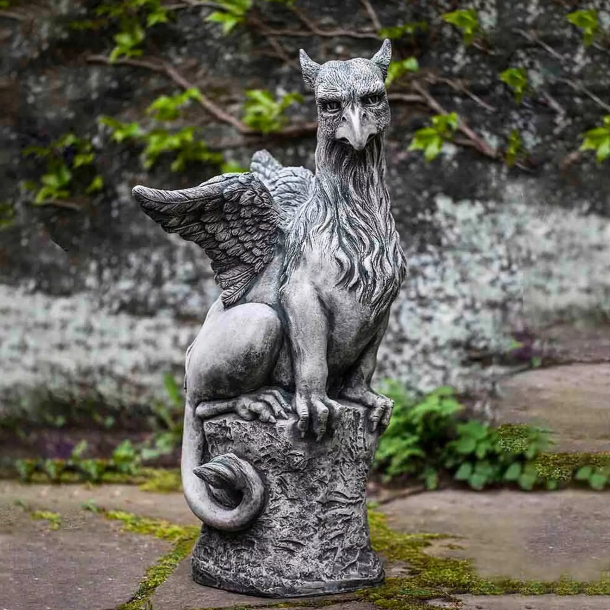 herald-concrete-garden-statue-campania-s493 Herald Concrete Garden Statue - Campania #S493