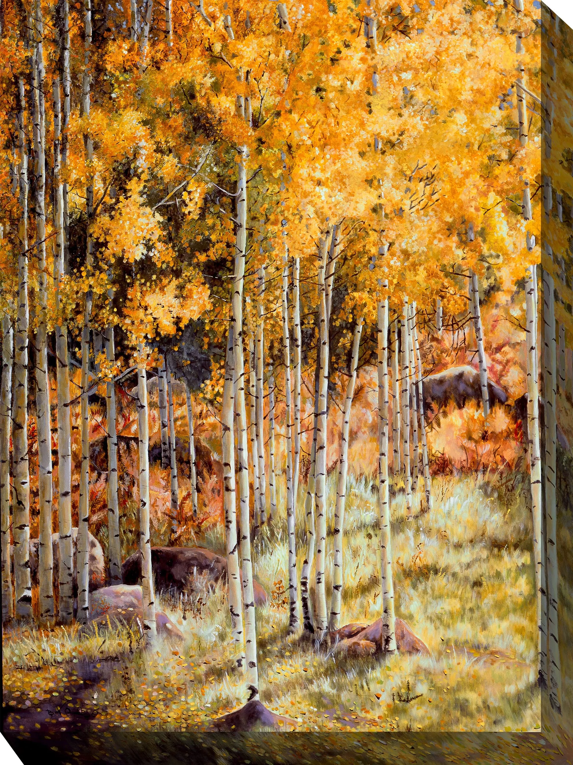 Hidden Gold Outdoor Canvass Art