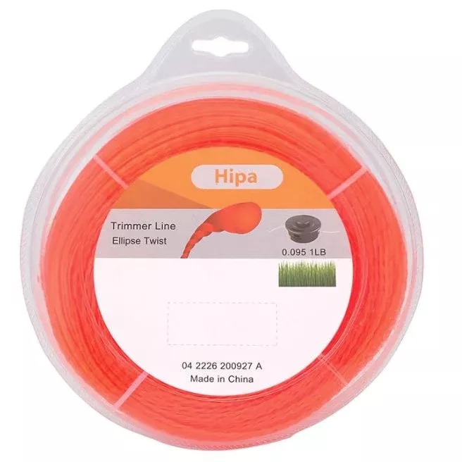 hipa-095-1-pound-by-328-foot-trimmer-line-round-twist-commercial-2-4mm-095-inch- Hipa .095 1-Pound by 328-foot Trimmer Line Round Twist,Commercial 2.4mm/.095-Inch String Trimmer Line,Weed Eater 095,SOAK for 24H Before Using