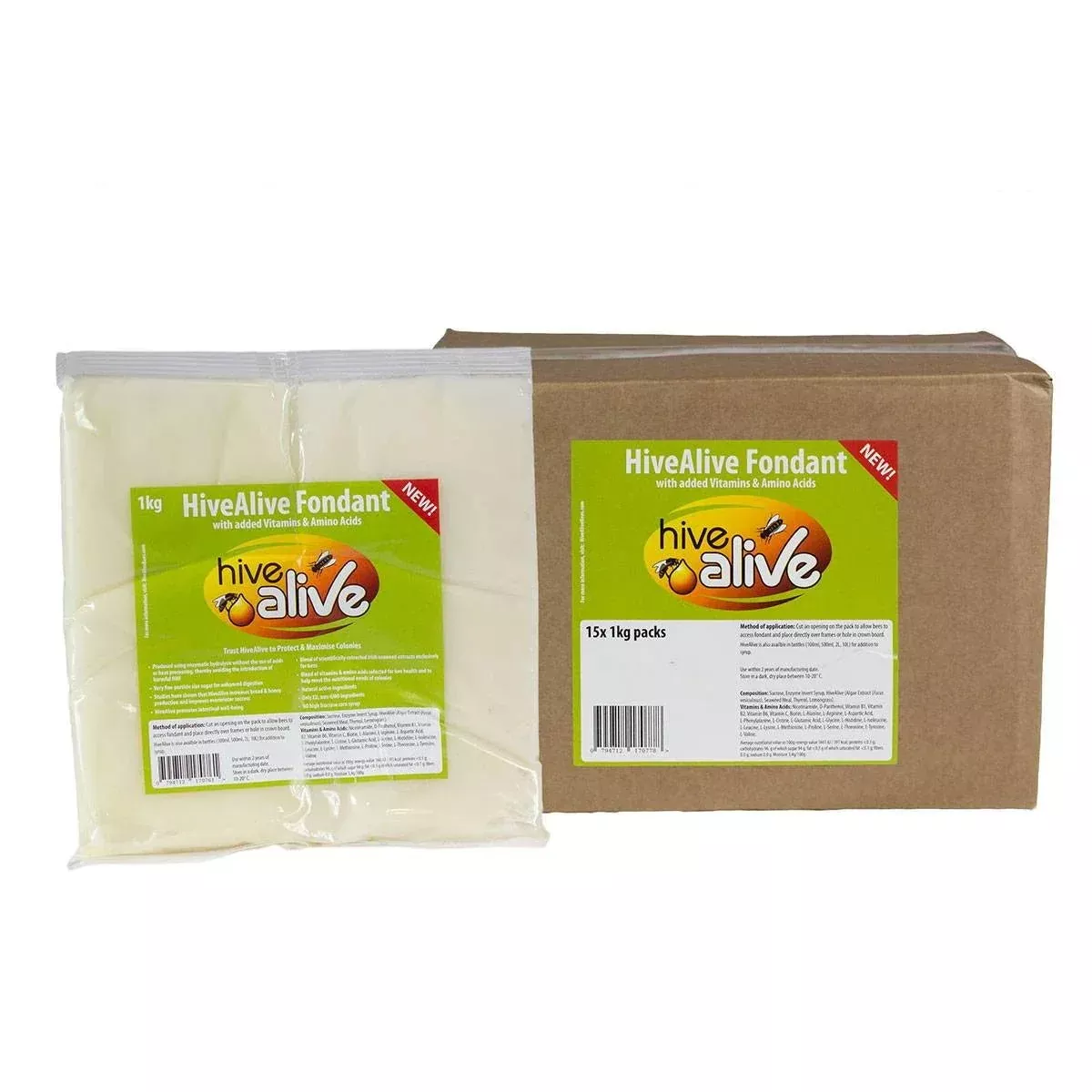 Hive Alive Fondant Patty 1kg