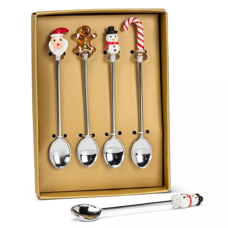 Holiday Icon Spoons. Set of 4
