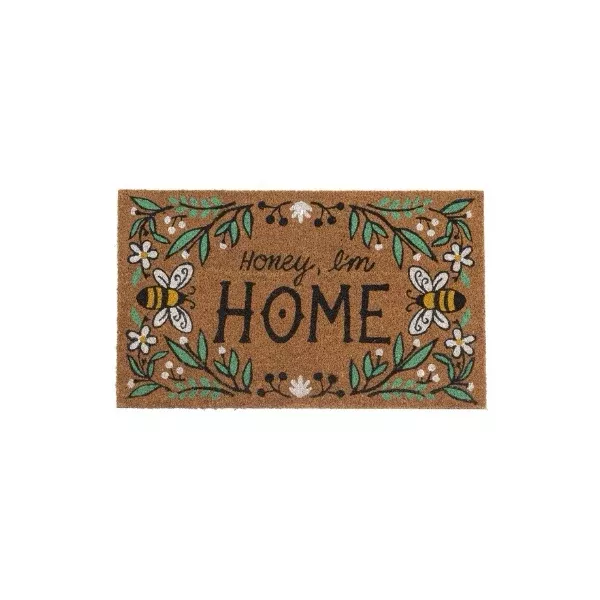 honey-i-m-home-bee-doormat "Honey I'm Home" Bee Doormat