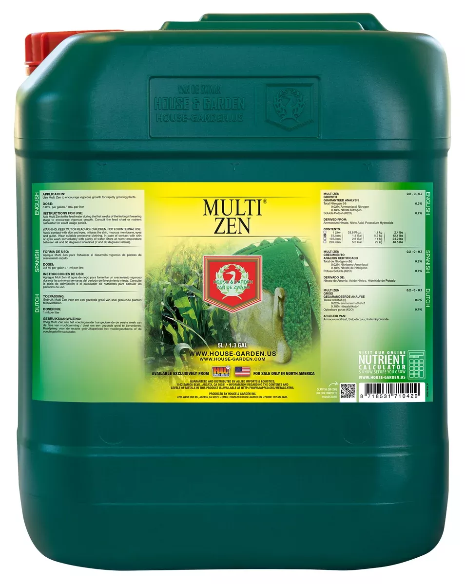 House and Garden Multi Zen 5 Liter