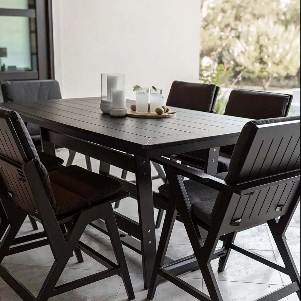 Hudson Rectangle Bar Table by Berlin Gardens