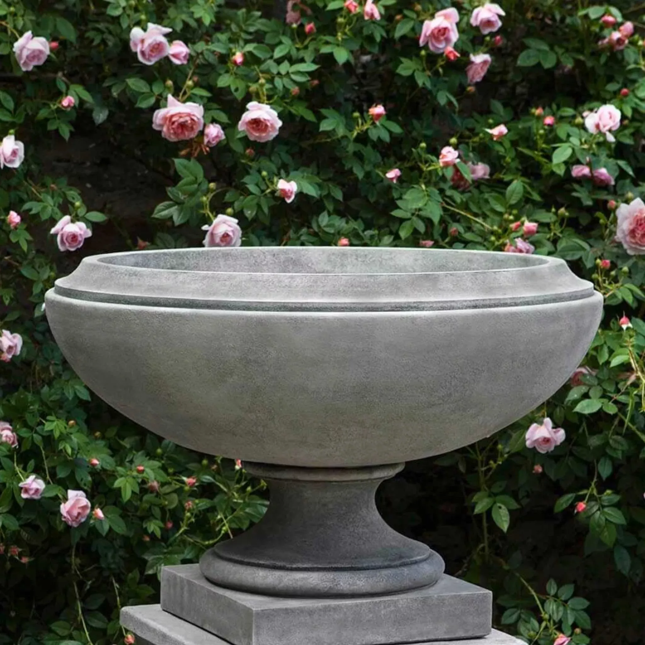 jensen-large-concrete-urn-planter-campania-p702 Jensen Large Concrete Urn Planter - Campania #P702