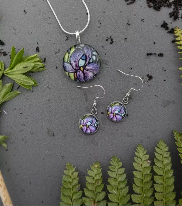 jewelry-glass-jewelry-set Jewelry: Glass Jewelry Set