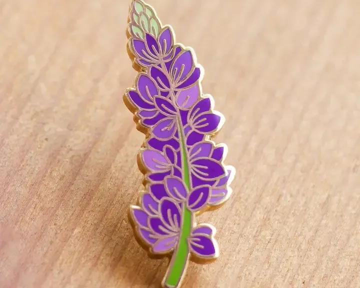 jewelry-lupine-pin Jewelry: Lupine Pin