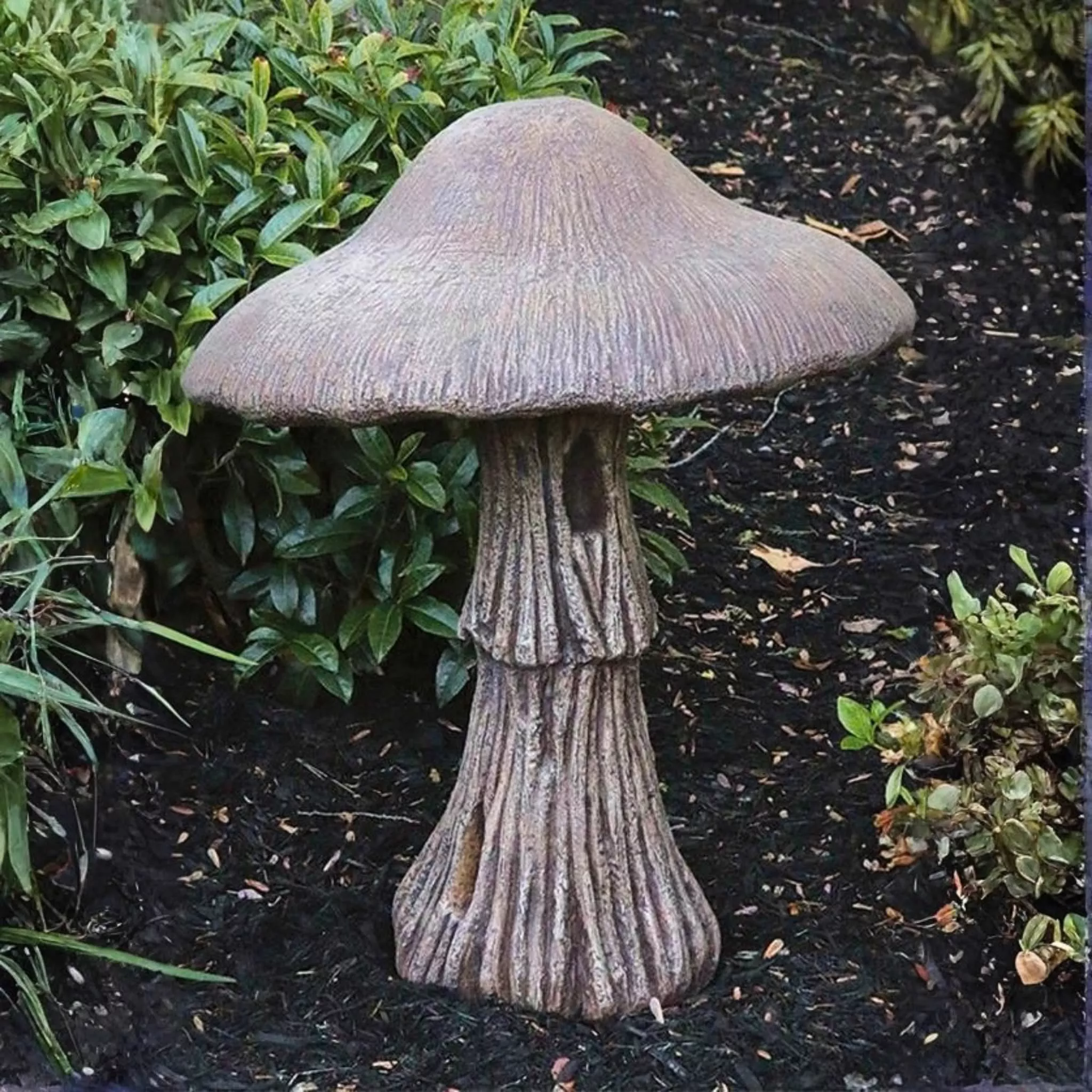 Kennett Mushroom Concrete Garden Statues - Massarellis