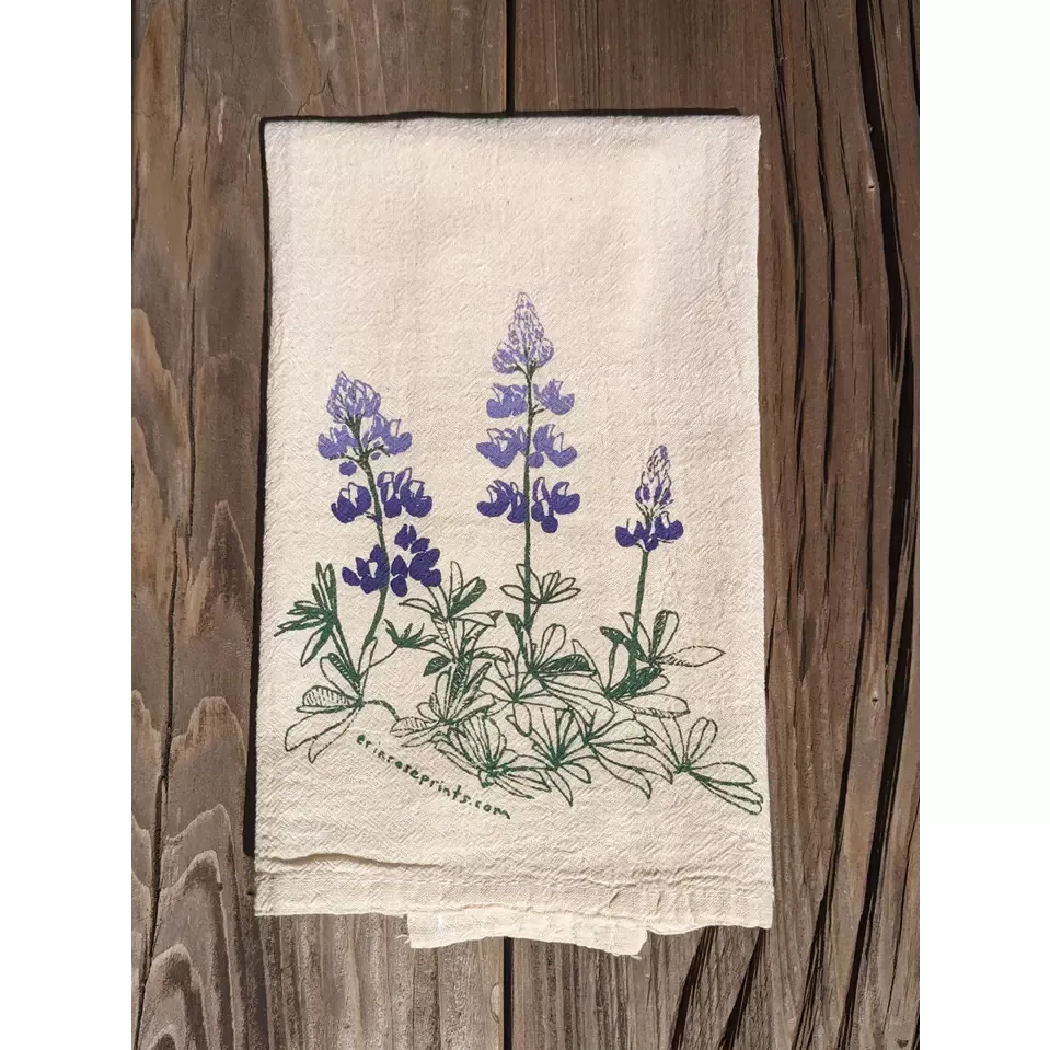 kitchen-lupine-tea-towel Kitchen: Lupine Tea Towel