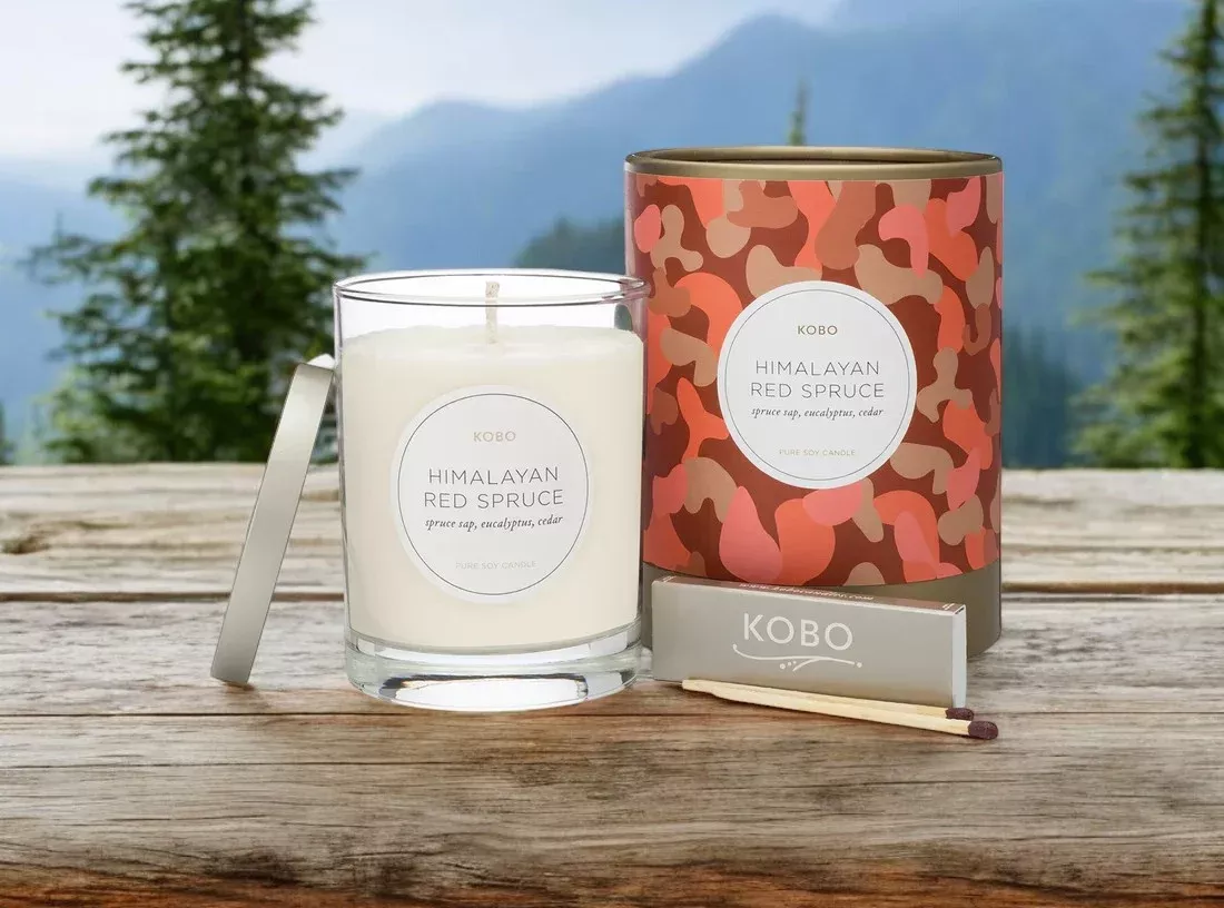 kobo-himalayan-red-spruce-candle KOBO Himalayan Red Spruce Candle
