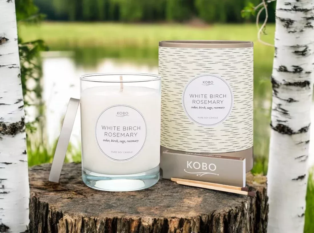 kobo-white-birch-rosemary-candle KOBO White Birch Rosemary Candle