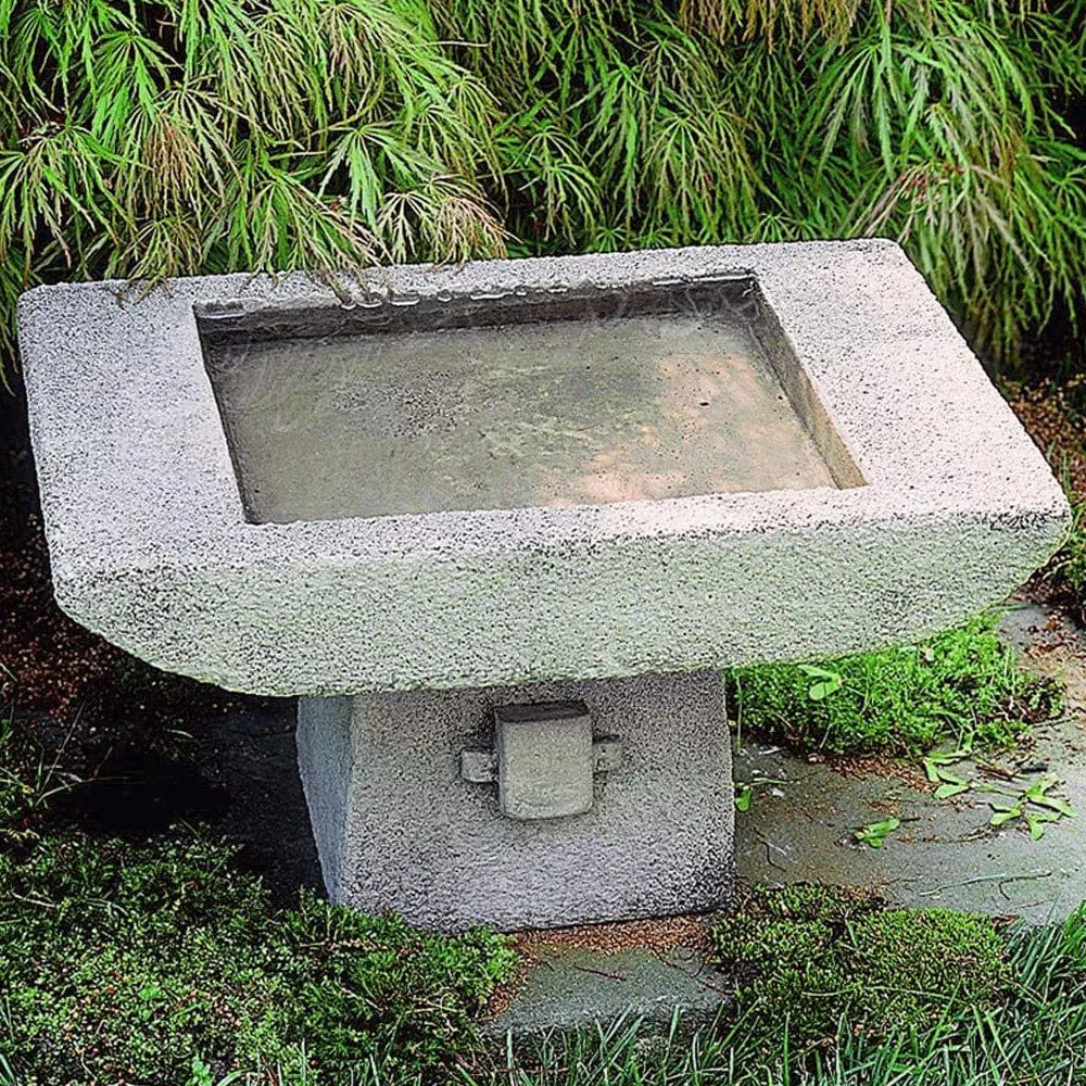 kyoto-cast-stone-birdbath Kyoto Cast Stone Birdbath