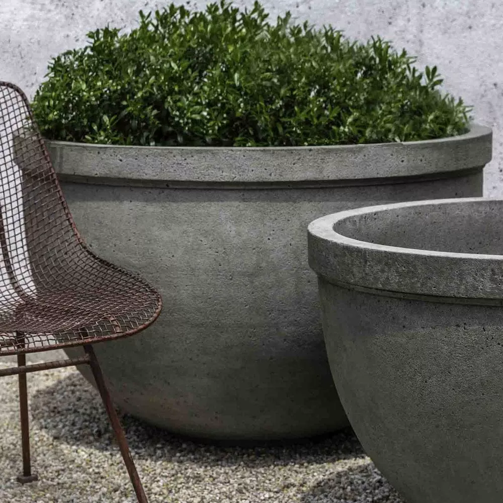 large-huntington-bowl-cast-stone-planter Large Huntington Bowl | Cast Stone Planter