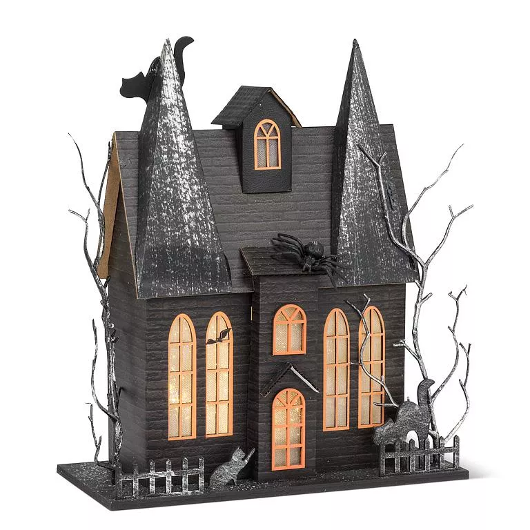 Large Spooky LED Light Mansion