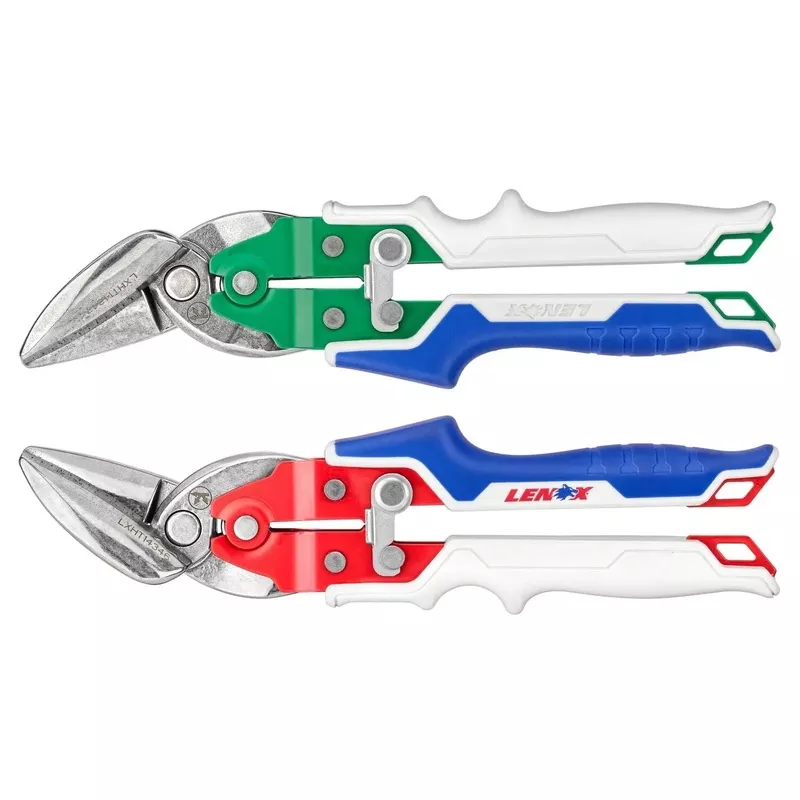 LENOX LXHT14348 – Offset Left and Right Cut Aviation Snips Combo