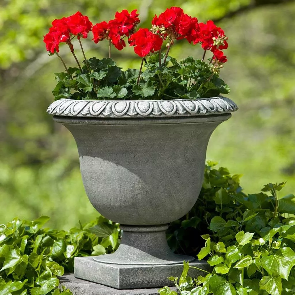 litchfield-egg-dart-urn-garden-planter Litchfield Egg & Dart Urn Garden Planter