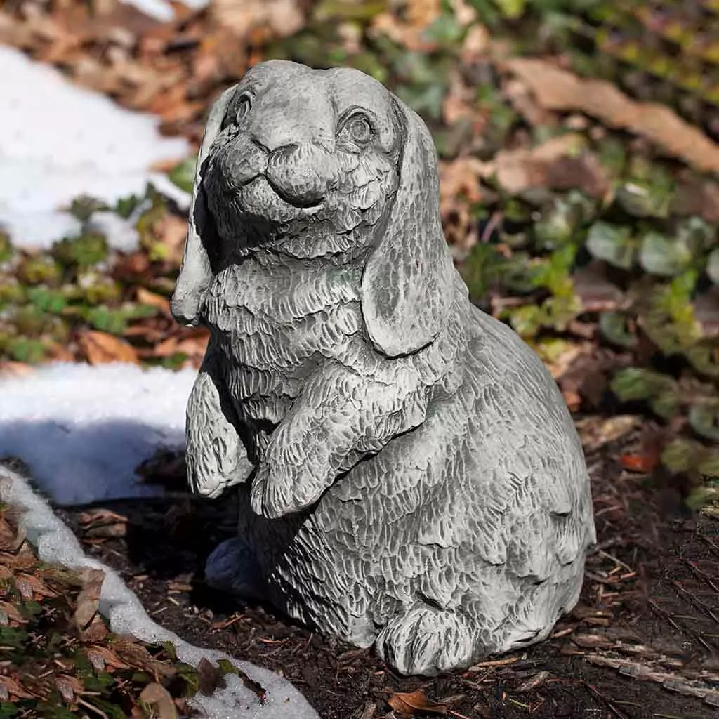 lop-eared-standing-bunny-garden-statue Lop-Eared Standing Bunny Garden Statue