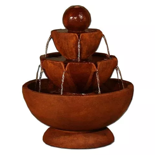 low-stone-vessels-tiered-water-fountain Low Stone Vessels Tiered Water Fountain