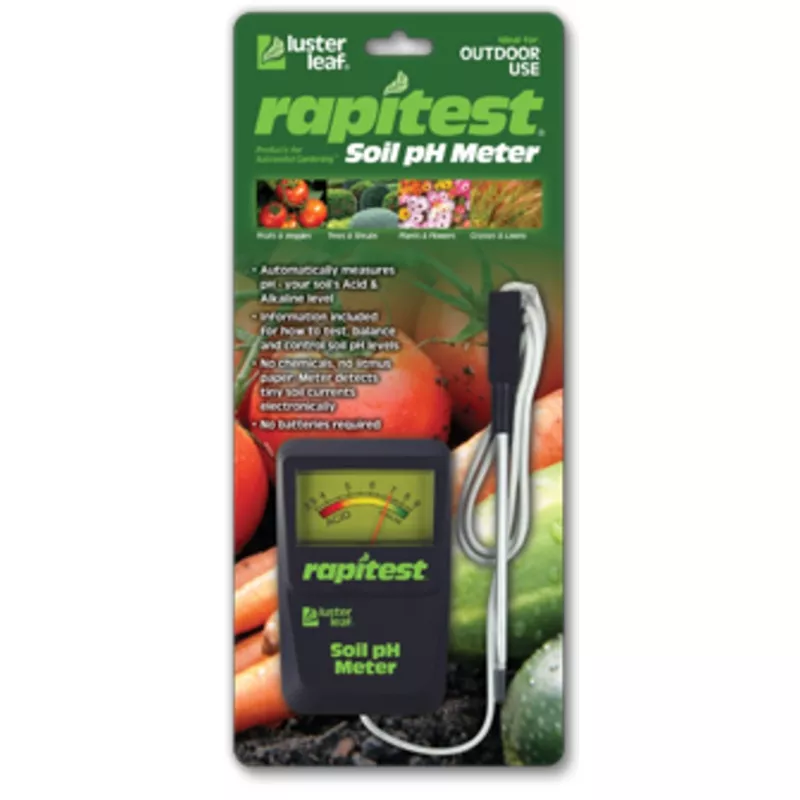 Luster Leaf Rapitest Soil Ph Meter Tester