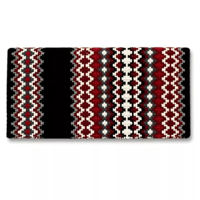 Mayatex Gemini Saddle Blanket Blk/Ash/Cream